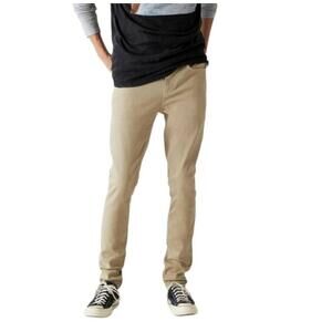 NWT Pacsun Stacked Skinny Tan Jeans Five-Pocket Slim Fit Mens 30x30